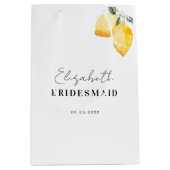 Sac cadeau de la servante Bridesmaid avec Aquarell (Devant)