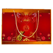 Sac cadeau de l'année 2020 L de Rat Rouge chinois (Dos)