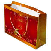 Sac cadeau de l'année 2020 L de Rat Rouge chinois (Dos Angle)