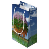 Sac cadeau de l'arbre de saison (Devant Angle)