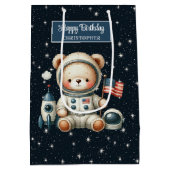 Sac cadeau de l'astronaute mignon pour fête d'anni (Dos)