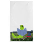 Sac cadeau de lecture de ver de livre (Dos)