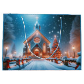 Sac cadeau de l'église de Noël (Dos)