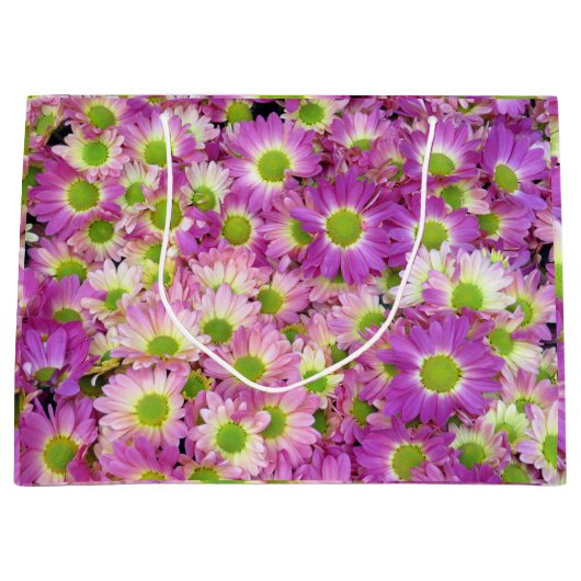 Sac cadeau de marguerite peint (Devant)