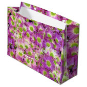 Sac cadeau de marguerite peint (Devant Angle)