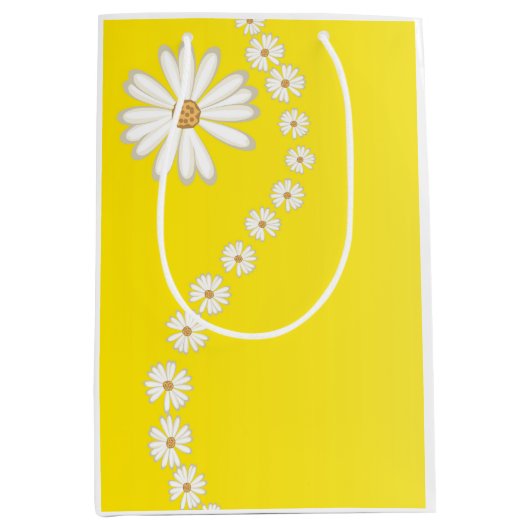 Sac cadeau de marguerites (Devant)