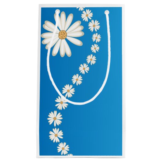 Sac cadeau de marguerites (Devant)