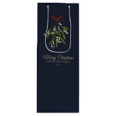 Sac cadeau de mistletoe marine simple (Devant)