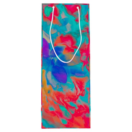 Sac cadeau de Mouvement de fleur (Dos)