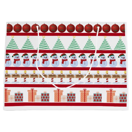 Sac cadeau de Noël (Devant)