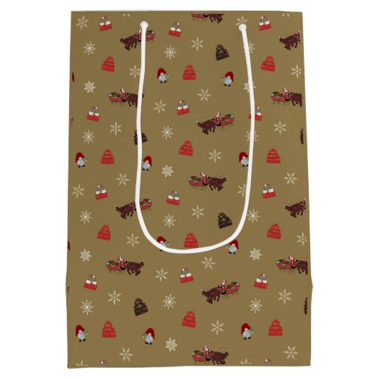 Sac cadeau de Noël (Dos)