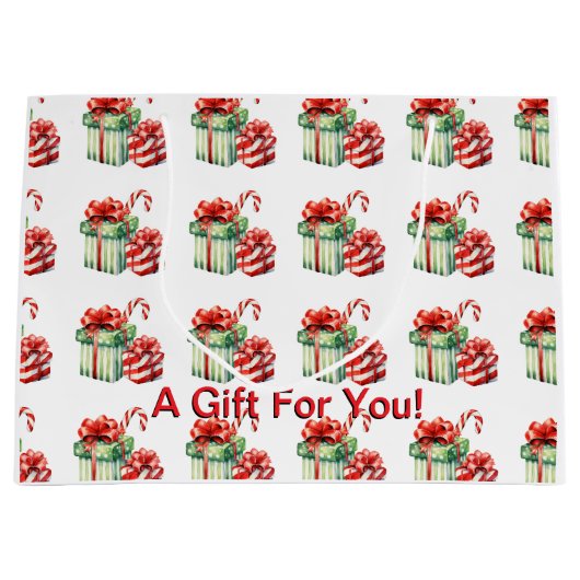 Sac cadeau de Noël (Devant)