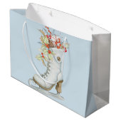 Sac cadeau de Noël à l'ancienne patinoire (Dos Angle)