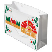 Sac cadeau de Noël à Meowy (Dos Angle)