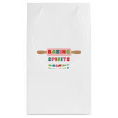 Sac Cadeau de Noël Baking Spirits Bright (Dos)