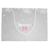 Sac cadeau de Noël Ballerina et Nutcracker (Dos)