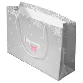 Sac cadeau de Noël Ballerina et Nutcracker (Dos Angle)