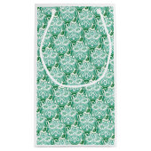 Sac cadeau de Noël blanc et vert (Dos)