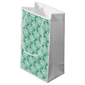 Sac cadeau de Noël blanc et vert (Dos Angle)