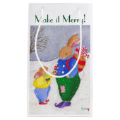 Sac cadeau de Noël Bunny (Devant)