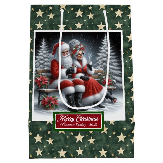 Sac cadeau de Noël classique avec la plus froide M (Dos)