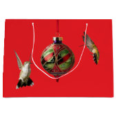 Sac cadeau de Noël colibri (Devant)