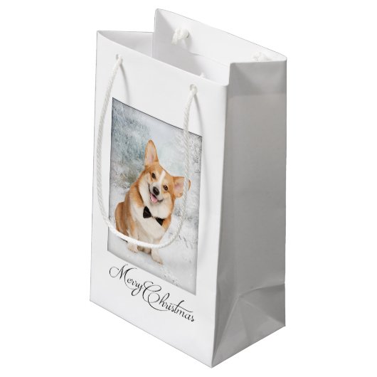 Sac cadeau de Noël Corgi (Dos Angle)