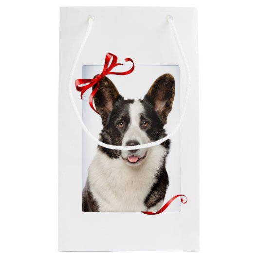 Sac cadeau de Noël Corgi (Dos)