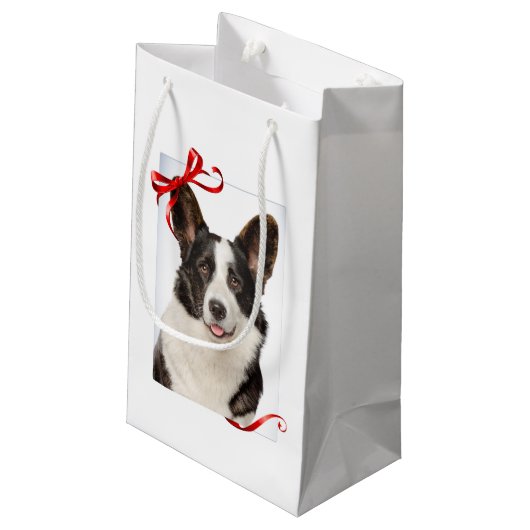 Sac cadeau de Noël Corgi (Dos Angle)