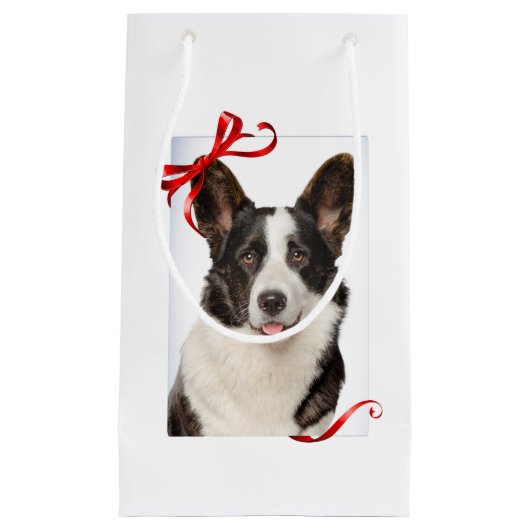 Sac cadeau de Noël Corgi (Devant)