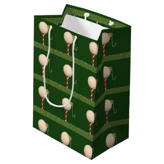Sac cadeau de Noël de golf (Dos Angle)