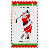 Sac cadeau de Noël de golf unique (Devant)