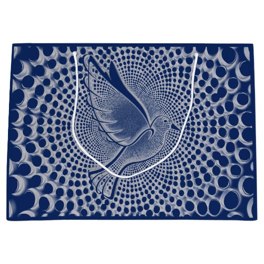 Sac cadeau de Noël de la colombe (Devant)