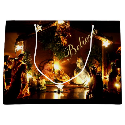 Sac cadeau de Noël de la crèche (Devant)