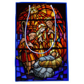 Sac cadeau de Noël de la Nativité de la fenêtre de (Devant)