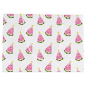 Sac cadeau de Noël de la pastèque tropicale (Dos)