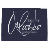 Sac cadeau de Noël de voeux (Dos)