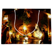Sac cadeau de Noël décoré de la Nativité (Devant)