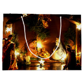 Sac cadeau de Noël décoré de la Nativité (Dos)