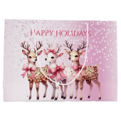 Sac cadeau de Noël Deer Holiday (Dos)