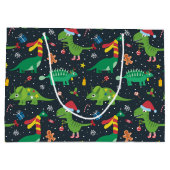 Sac cadeau de Noël Dinosaur (Dos)