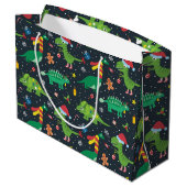 Sac cadeau de Noël Dinosaur (Dos Angle)