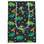 Sac cadeau de Noël Dinosaur (Dos)