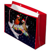 Sac cadeau de Noël du cardinal (Devant Angle)