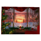 Sac cadeau de Noël du paradis (Dos)