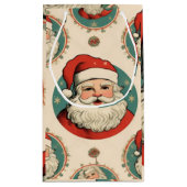 Sac cadeau de Noël du Père Noël vintage (Dos)