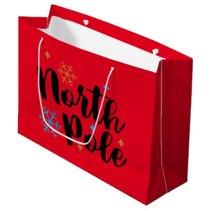 Sac cadeau de Noël du Pôle Nord