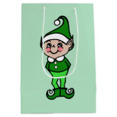 Sac cadeau de Noël Elf Retro (Dos)