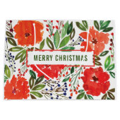 Sac cadeau de Noël et peint à la main (Devant)