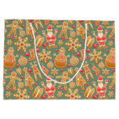 Sac cadeau de Noël Festive Père Noël (Dos)